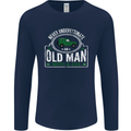 An Old Man With a 4x4 Off Roading Off Road Mens Long Sleeve T-Shirt Navy Blue