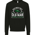 An Old Man With a 4x4 Off Roading Off Road Mens Sweatshirt Jumper Black