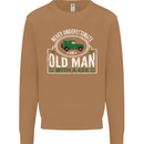 An Old Man With a 4x4 Off Roading Off Road Mens Sweatshirt Jumper Caramel Latte