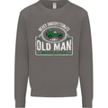 An Old Man With a 4x4 Off Roading Off Road Mens Sweatshirt Jumper Charcoal