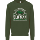 An Old Man With a 4x4 Off Roading Off Road Mens Sweatshirt Jumper Forest Green
