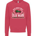 An Old Man With a 4x4 Off Roading Off Road Mens Sweatshirt Jumper Heliconia
