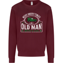 An Old Man With a 4x4 Off Roading Off Road Mens Sweatshirt Jumper Maroon