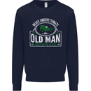 An Old Man With a 4x4 Off Roading Off Road Mens Sweatshirt Jumper Navy Blue