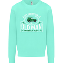 An Old Man With a 4x4 Off Roading Off Road Mens Sweatshirt Jumper Peppermint