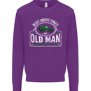 An Old Man With a 4x4 Off Roading Off Road Mens Sweatshirt Jumper Purple