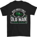 An Old Man With a 4x4 Off Roading Off Road Mens T-Shirt Cotton Gildan Black