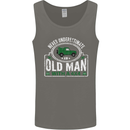 An Old Man With a 4x4 Off Roading Off Road Mens Vest Tank Top Charcoal