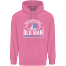 An Old Man With a Boat Sailor Sailing Funny Mens 80% Cotton Hoodie Azelea