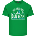 An Old Man With a Boat Sailor Sailing Funny Mens Cotton T-Shirt Tee Top Irish Green