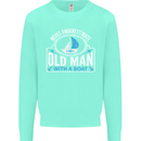 An Old Man With a Boat Sailor Sailing Funny Mens Sweatshirt Jumper Peppermint