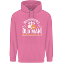 An Old Man With a Bowling Ball 10 Pin Mens 80% Cotton Hoodie Azelea