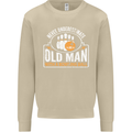 An Old Man With a Bowling Ball 10 Pin Mens Sweatshirt Jumper Sand