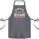 An Old Man With a Canoe Canoeing Funny Cotton Apron 100% Organic Steel