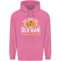 An Old Man With a Cricket Bat Cricketer Mens 80% Cotton Hoodie Azelea