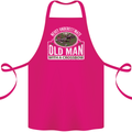 An Old Man With a Crossbow Funny Cotton Apron 100% Organic Pink