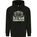 An Old Man With a Crossbow Funny Mens 80% Cotton Hoodie Black