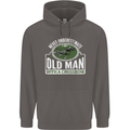 An Old Man With a Crossbow Funny Mens 80% Cotton Hoodie Charcoal