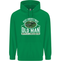 An Old Man With a Crossbow Funny Mens 80% Cotton Hoodie Irish Green