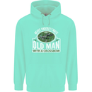 An Old Man With a Crossbow Funny Mens 80% Cotton Hoodie Peppermint