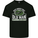 An Old Man With a Crossbow Funny Mens Cotton T-Shirt Tee Top Black