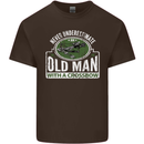 An Old Man With a Crossbow Funny Mens Cotton T-Shirt Tee Top Dark Chocolate