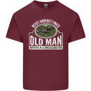 An Old Man With a Crossbow Funny Mens Cotton T-Shirt Tee Top Maroon