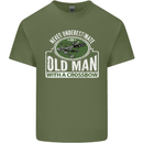An Old Man With a Crossbow Funny Mens Cotton T-Shirt Tee Top Military Green