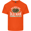 An Old Man With a Crossbow Funny Mens Cotton T-Shirt Tee Top Orange