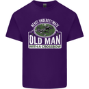 An Old Man With a Crossbow Funny Mens Cotton T-Shirt Tee Top Purple