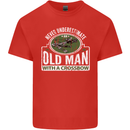 An Old Man With a Crossbow Funny Mens Cotton T-Shirt Tee Top Red