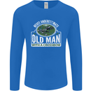 An Old Man With a Crossbow Funny Mens Long Sleeve T-Shirt Royal Blue