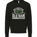 An Old Man With a Crossbow Funny Mens Sweatshirt Jumper Black