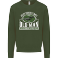 An Old Man With a Crossbow Funny Mens Sweatshirt Jumper Forest Green