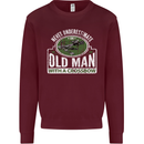 An Old Man With a Crossbow Funny Mens Sweatshirt Jumper Maroon