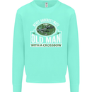 An Old Man With a Crossbow Funny Mens Sweatshirt Jumper Peppermint