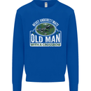 An Old Man With a Crossbow Funny Mens Sweatshirt Jumper Royal Blue