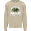 An Old Man With a Crossbow Funny Mens Sweatshirt Jumper Sand