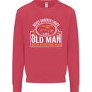 An Old Man With a Fishing Rod Fisherman Mens Sweatshirt Jumper Heliconia