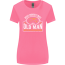 An Old Man With a Fishing Rod Fisherman Womens Wider Cut T-Shirt Azalea