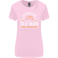 An Old Man With a Fishing Rod Fisherman Womens Wider Cut T-Shirt Light Pink