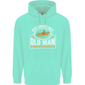 An Old Man With a Kayak Kayaking Funny Mens 80% Cotton Hoodie Peppermint