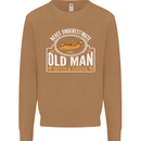 An Old Man With a Kayak Kayaking Funny Mens Sweatshirt Jumper Caramel Latte