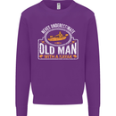 An Old Man With a Kayak Kayaking Funny Mens Sweatshirt Jumper Purple