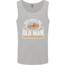 An Old Man With a Kayak Kayaking Funny Mens Vest Tank Top Sports Grey