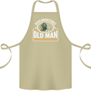 An Old Man With a Rugby Ball Player Funny Cotton Apron 100% Organic Khaki