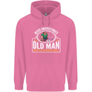 An Old Man With a Rugby Ball Player Funny Mens 80% Cotton Hoodie Azelea