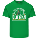 An Old Man With a Rugby Ball Player Funny Mens Cotton T-Shirt Tee Top Irish Green