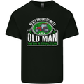 An Old Man With a Tractor Farmer Funny Mens Cotton T-Shirt Tee Top Black