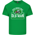 An Old Man With a Tractor Farmer Funny Mens Cotton T-Shirt Tee Top Irish Green